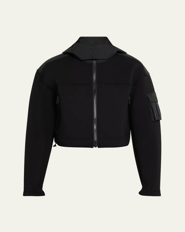 Cropped Scuba Jacket
